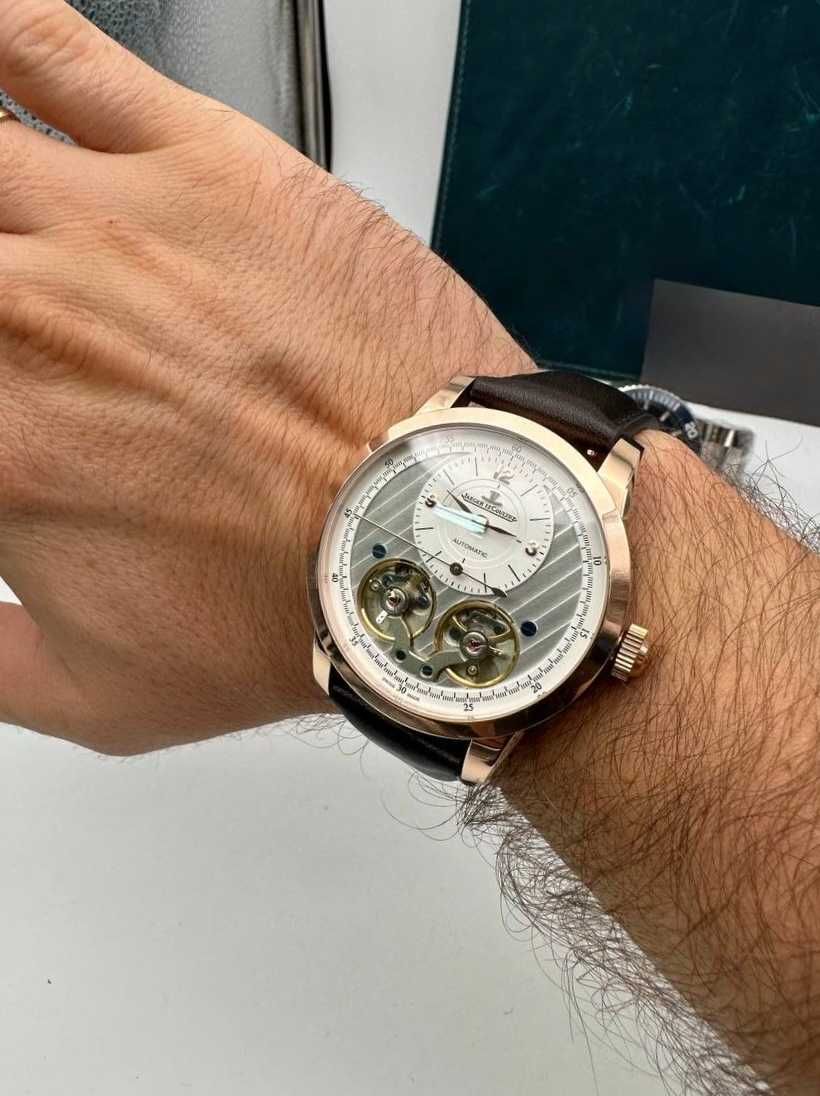 jaeger lecoultre злато/кожа