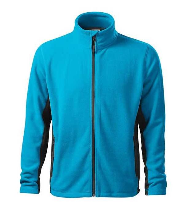 Jacheta Fleece Polar, pentru barbati, Material izolant, Turcoaz, M