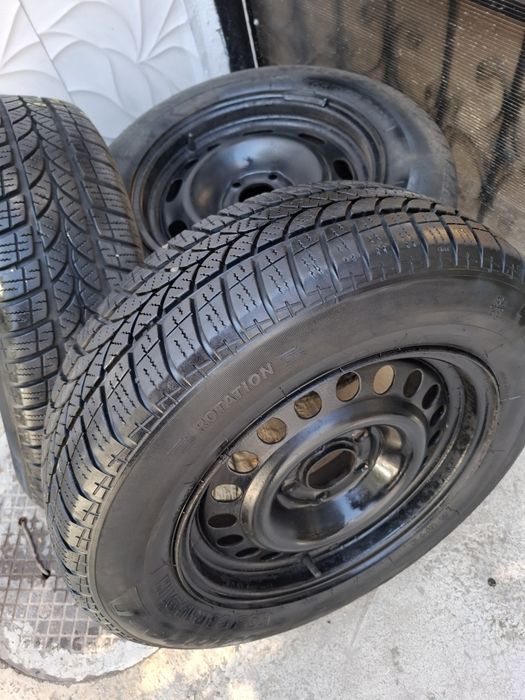 Cauciucur Logan  M+S + Jante 185/65/R15  folosite foarte puțin