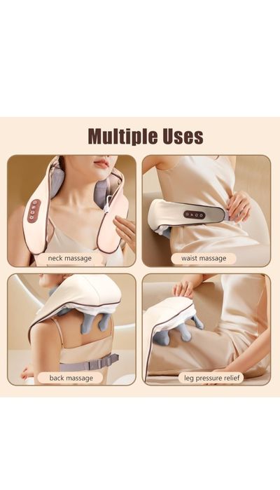 Aparat Profesional pentru Masaj Cervical, Puepoul, Caldura Terapeutica