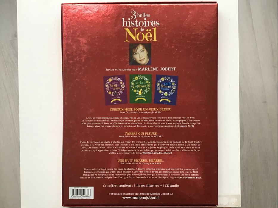 Povesti de Craciun, set de 3 carti ilustrate in franceza, noi