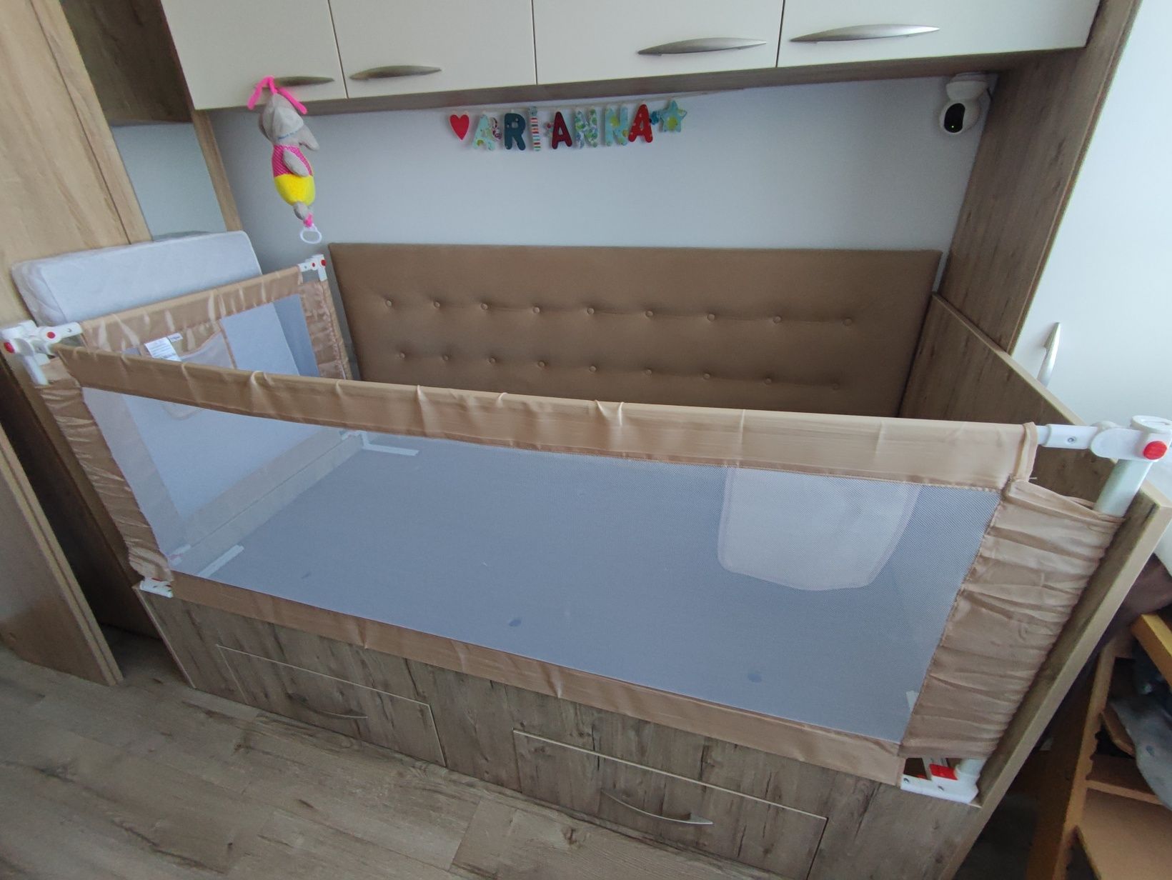 Balustrada de protectie pat copii, 190cm și 90cm