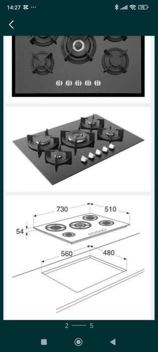 Plită  ETNA  incorporabilă