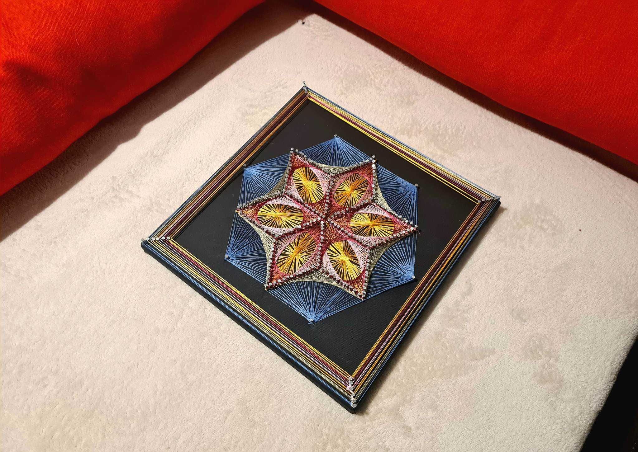 Tablou Mandala String Art