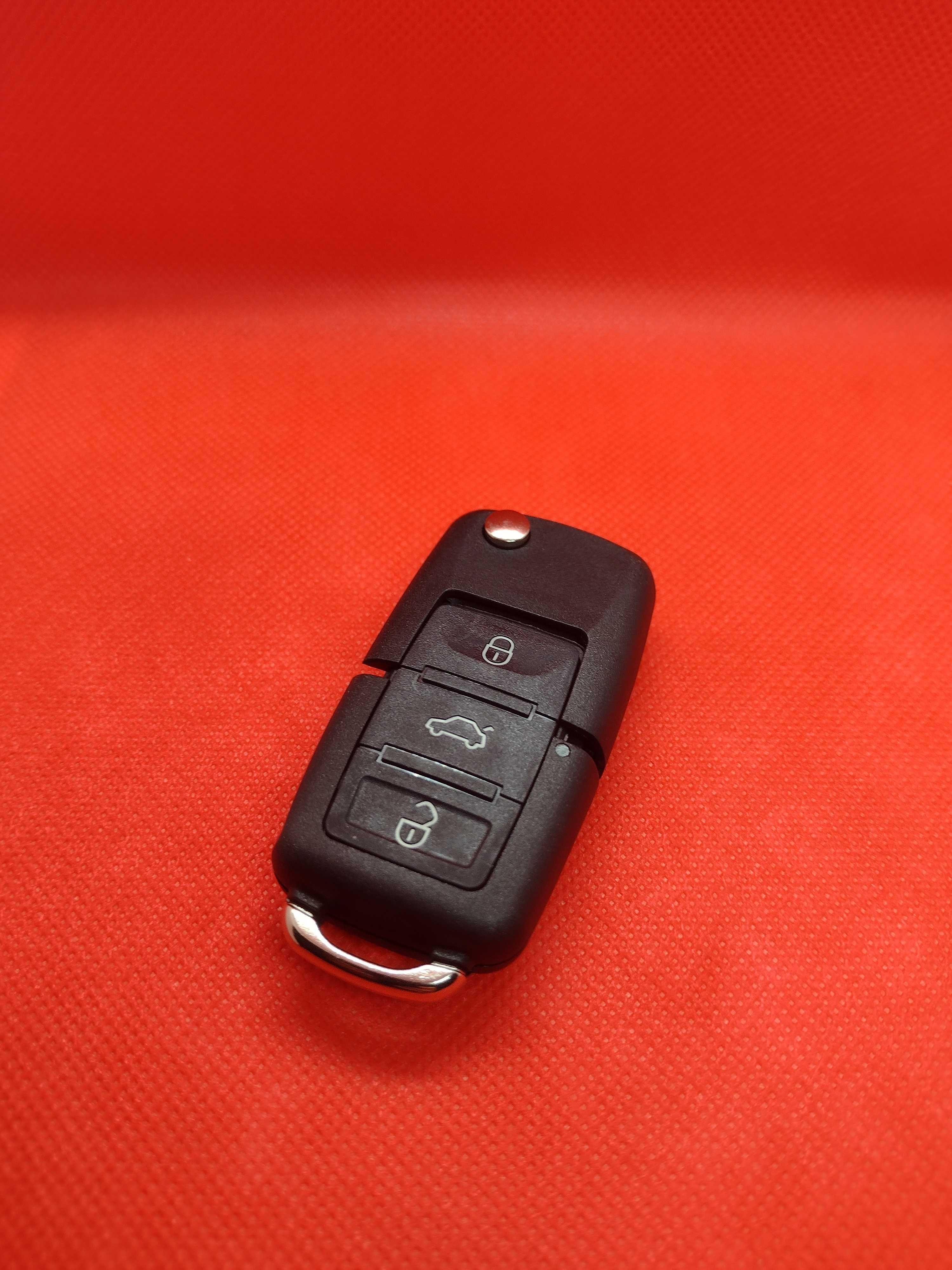 Carcasa cheie cu 3 butoane pentru VW, Skoda, Seat