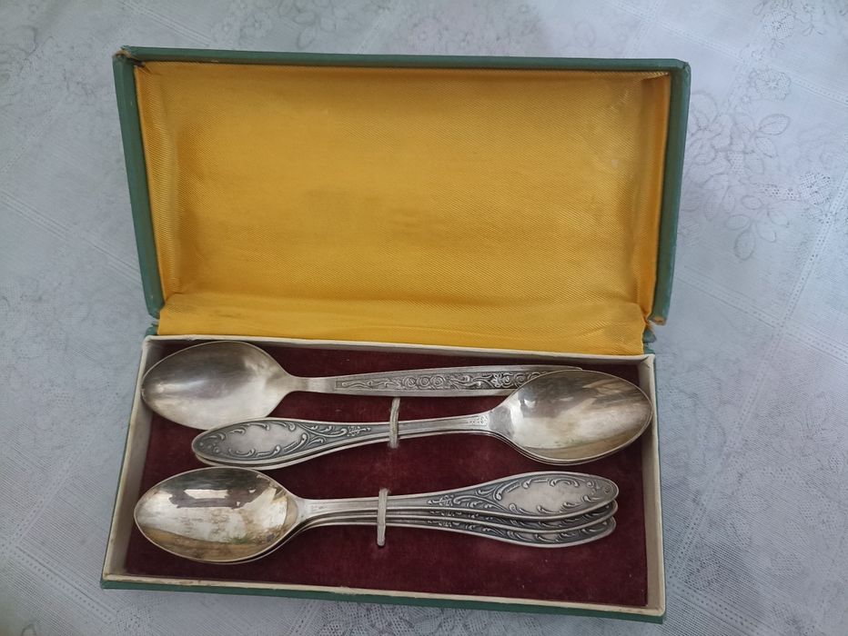 Чайные ложки мельхиор