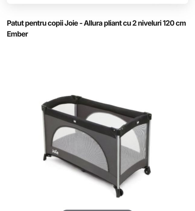 Vand patut pliabil Joie nou