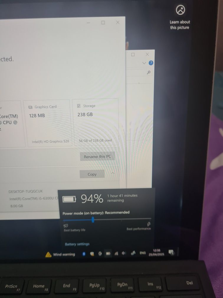 Microsoft Surface pro 4 8gram