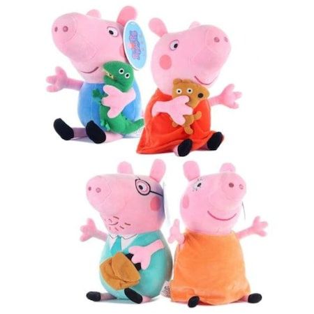 Set 4 plusuri – Familia Peppa Pig -25 cm