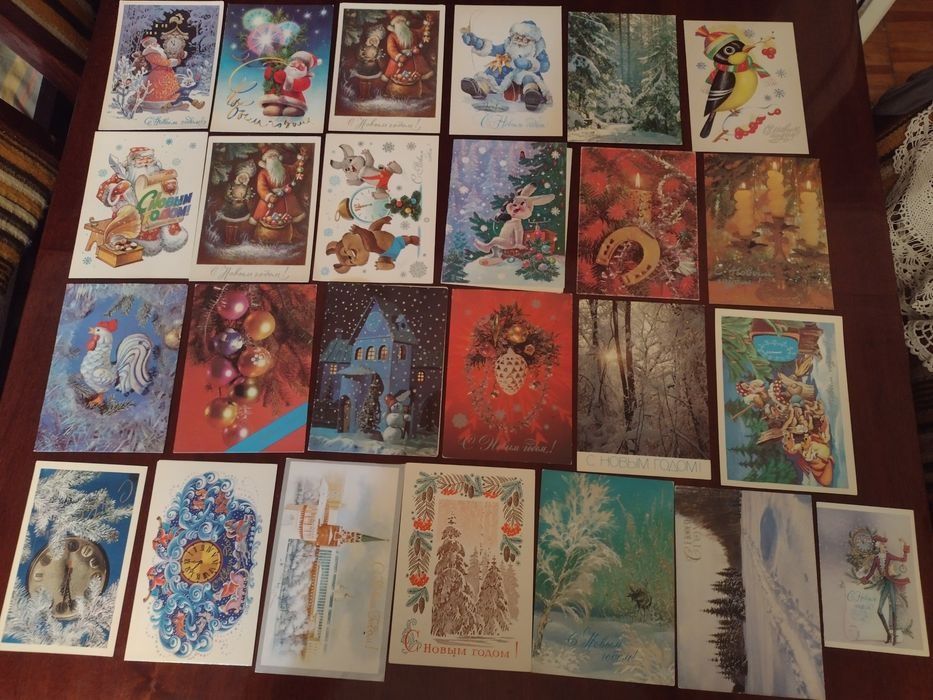 Открытки СССР и современные редкие