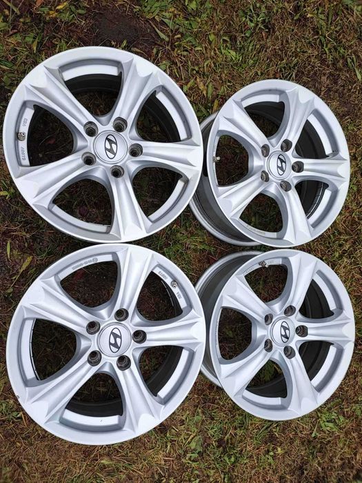 Hyundai/Хюндай – 16 цола 5x114,3; 4 бр. Оригинални лети джанти
