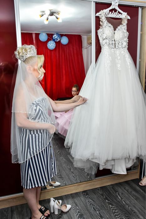 Rochie de miereasa alba