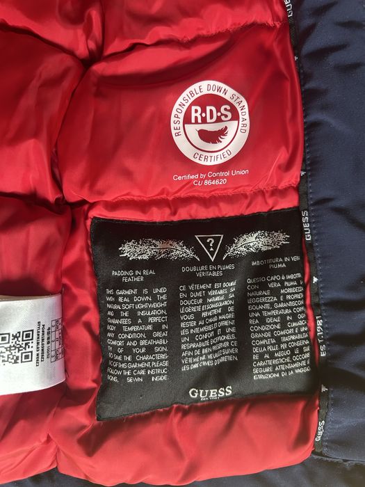 Детско зимно яке Guess с гъши пух-3 г.
