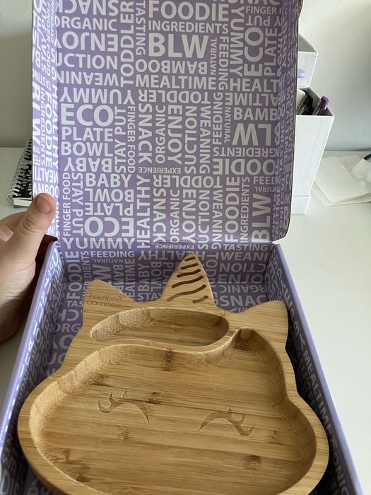 Комплект от 5 чинии на Bamboo Bamboo и прибори за хранене Doddl