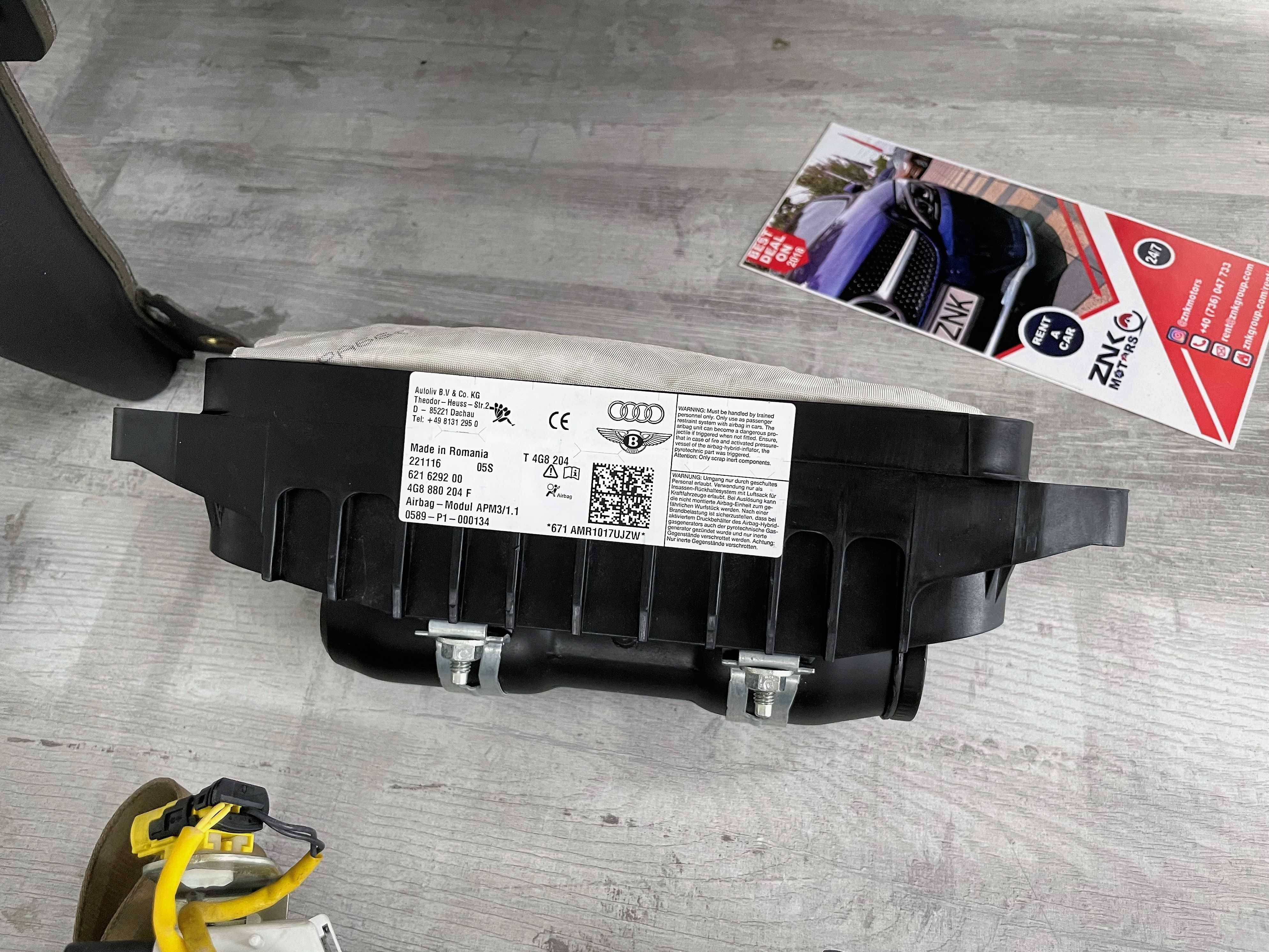 Audi A6 C7 plansa de bord kit airbag volan S line pasager set centuri