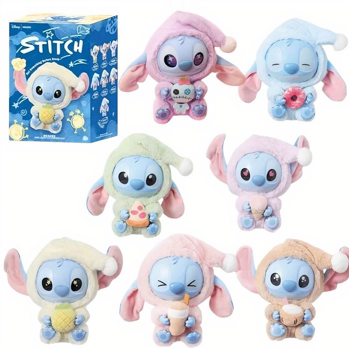 Jucarie de Plus Stitch 15cm, BlindBox Vinyl Face