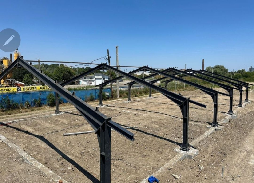 Vand si construiesc o gama larga de hale sau structuri metalice noi ne