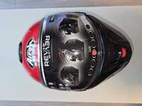 Casca moto Airoh Flip-up Rev 19 Red Gloss
