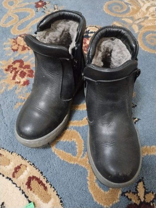 Сапоги детские для мальчика кожа 27 разм