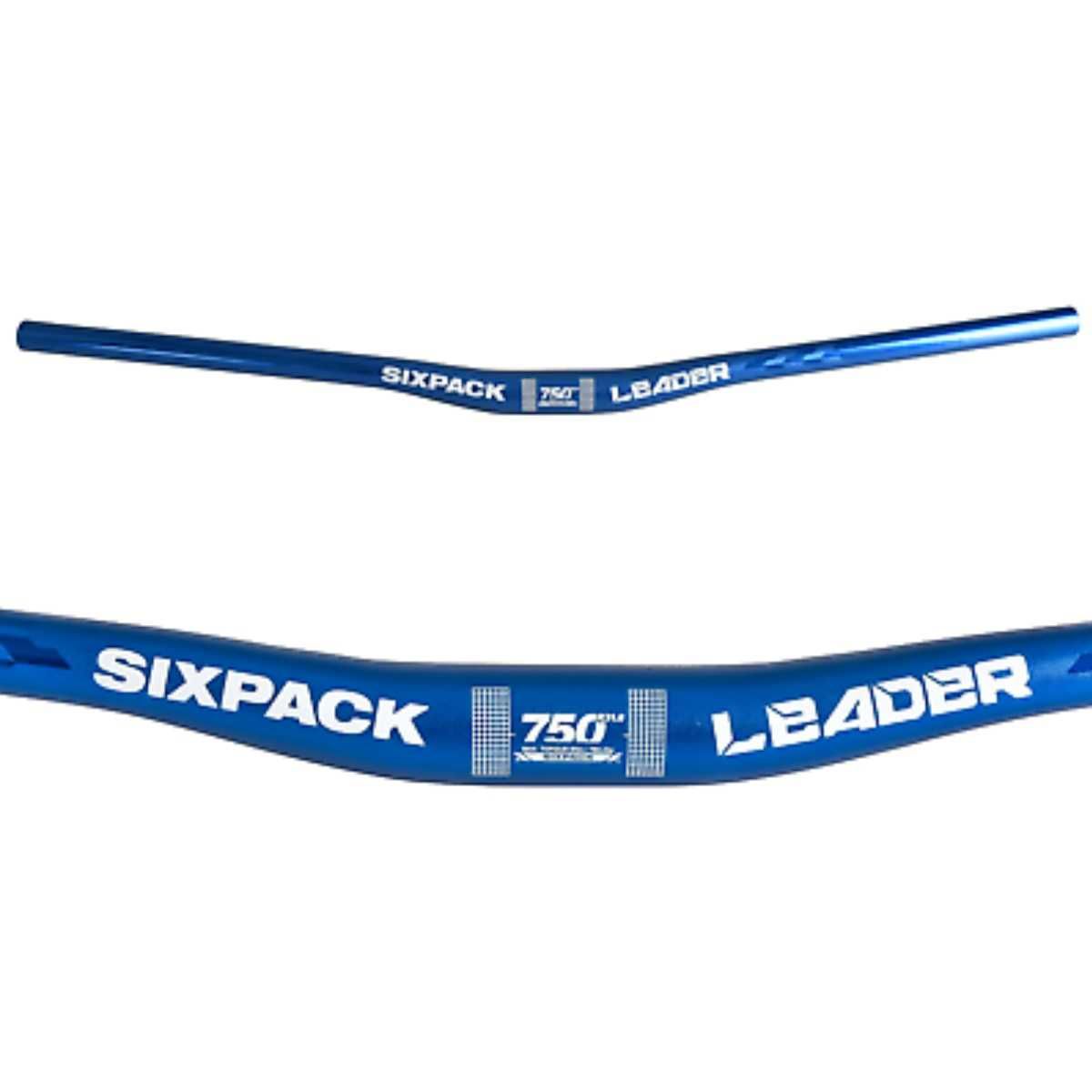 SixPack Blue Leader 750mm Riser Bar / Синьо Кормило с Издигане