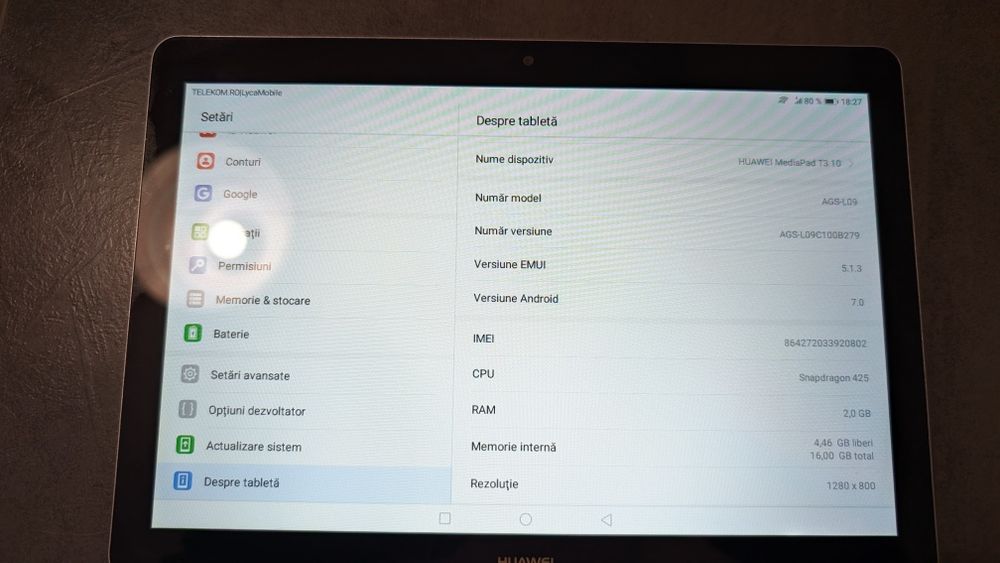 Tableta Huawei MediaPad T3  Sim