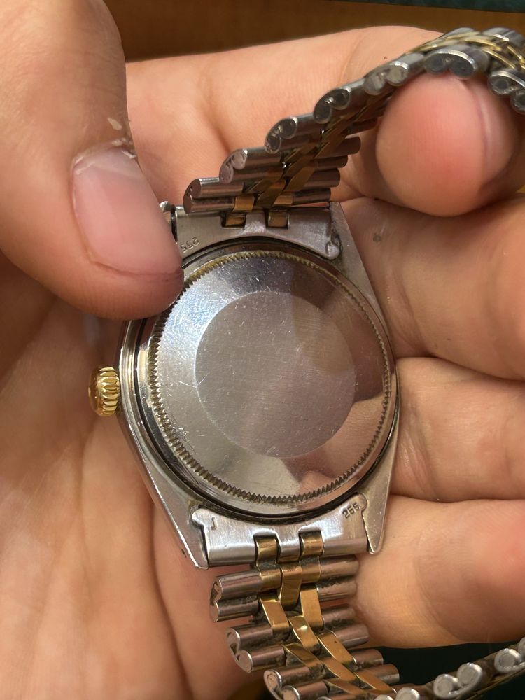 Rolex datejust 36 стомана и злато