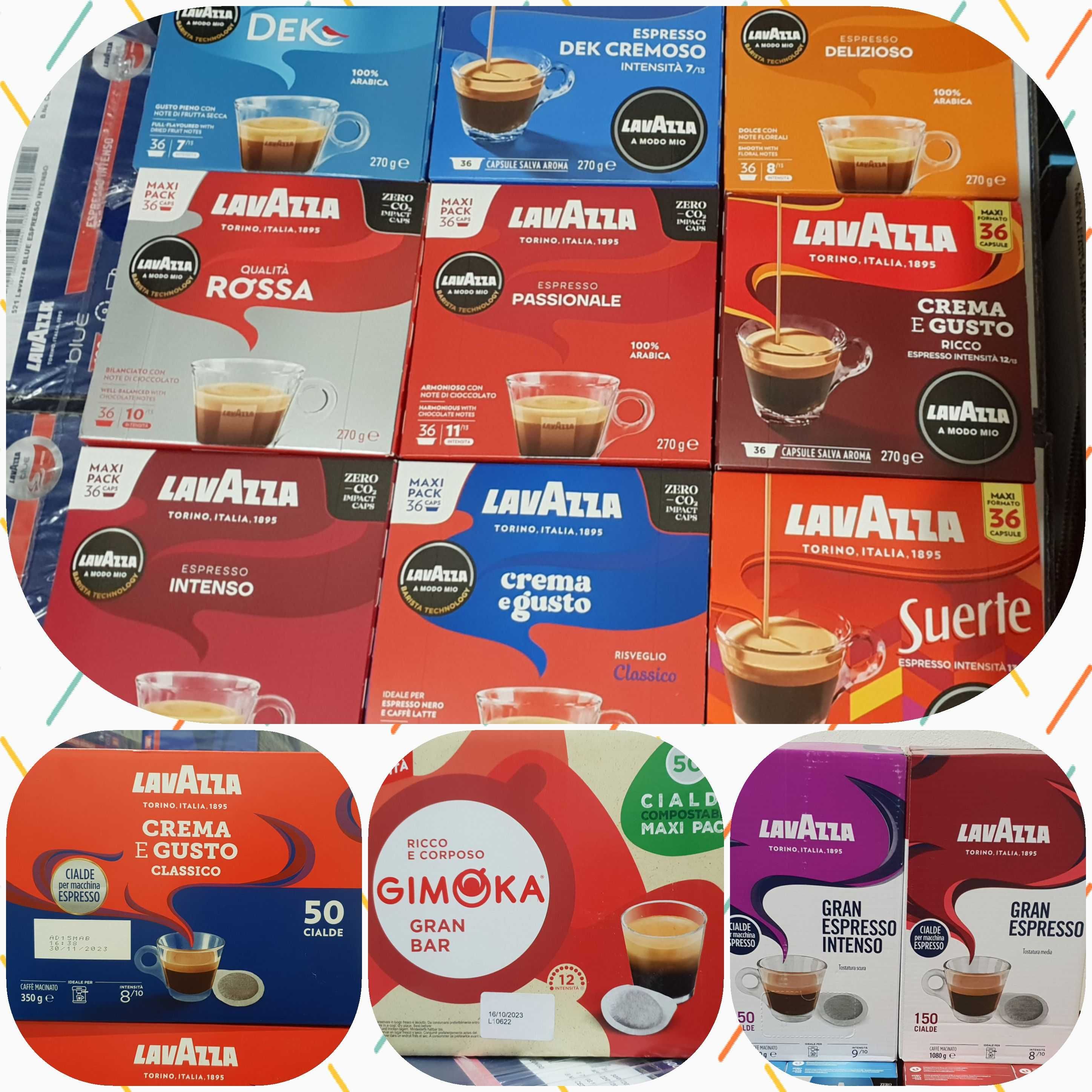 Капсули,Лаваца ,Lavazza blue,Лаваца капсули ,a modo mio, хартиени дози