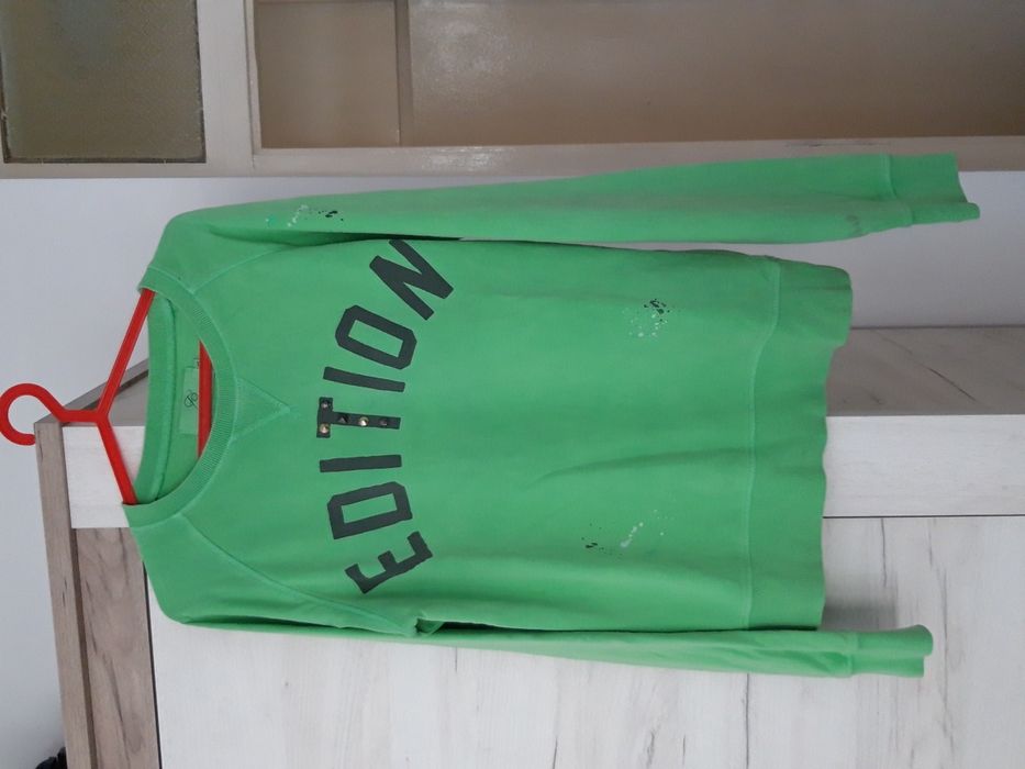 Bluza verde mânecă lunga