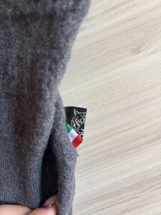 Детски пуловер Plein Sport от мериносова вълна