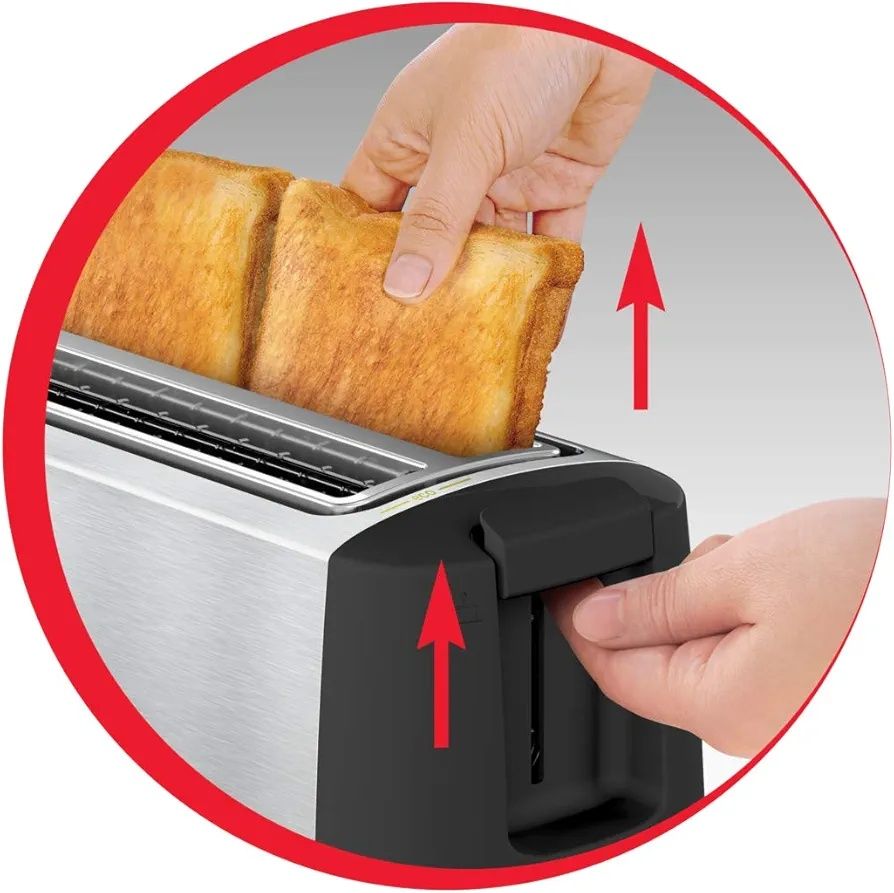 Тостер за филийки Moulinex Subito Select LS342D10,1700W,7нива,2 слота.