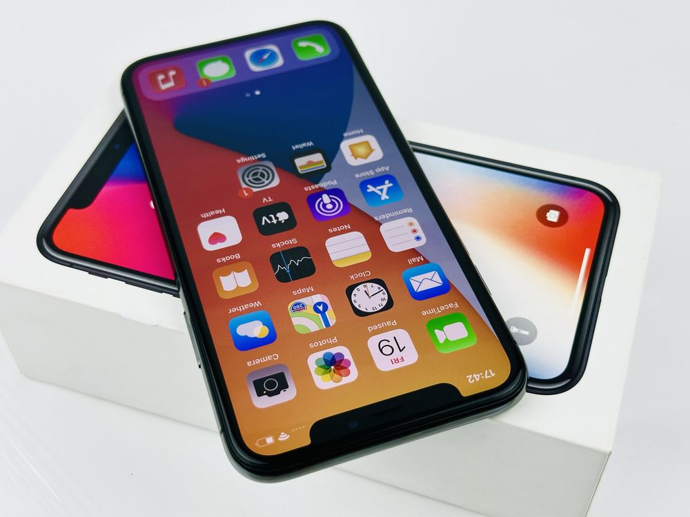 Apple iPhone X 64GB Space Gray Перфектен! Гаранция!