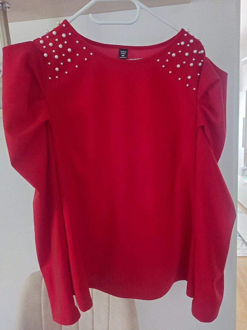 Bluza cu perle Shein 52-54