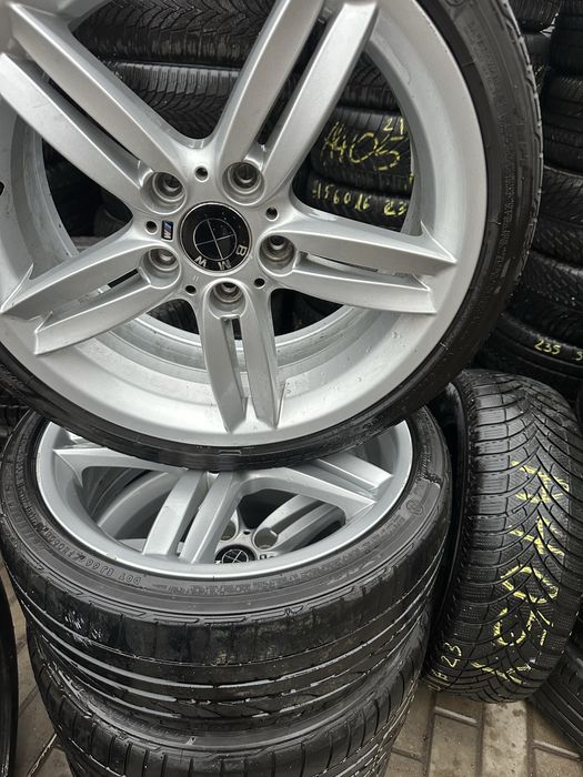 Set jante aliaj in 2 marimi  pe 18 Bmw 5x120