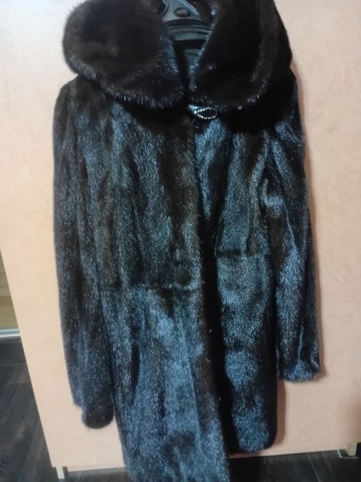 Норковая шуба размер L