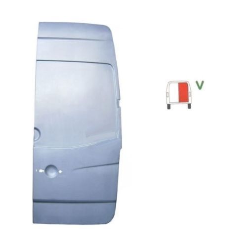Panou usa spate Mercedes Sprinter 2006-2018, Vw Crafter (2e), 12.2005-04.2017, spate, Dreapta, inalta Indoita