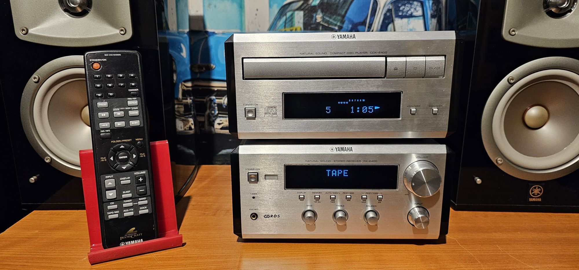 Amplificator statie amplituner Yamaha RX E 400 și / sau cd CDX E 400