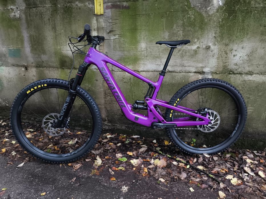 Bicicleta electrica ,full suspension,   Santa Cruz, full carbon