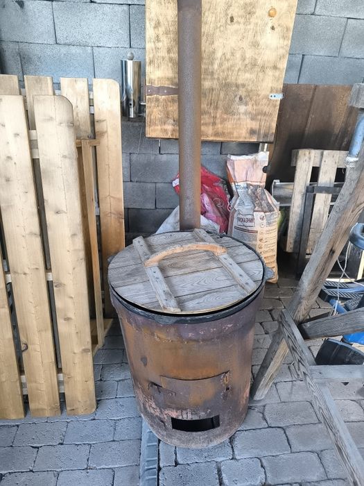 Печь домашняя с казаном