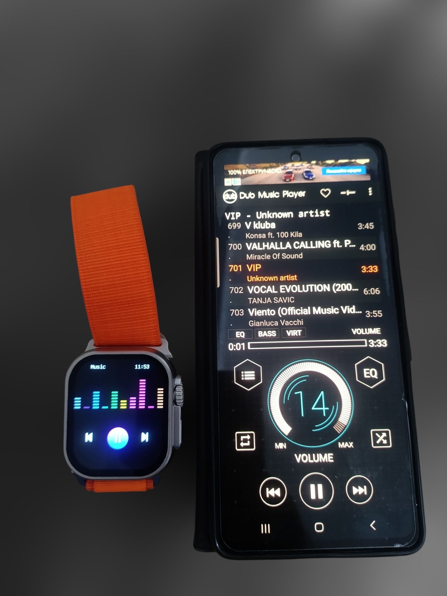 Смарт watch (часовник)8 Ultra, разговори, NFC, следене на здравни пока