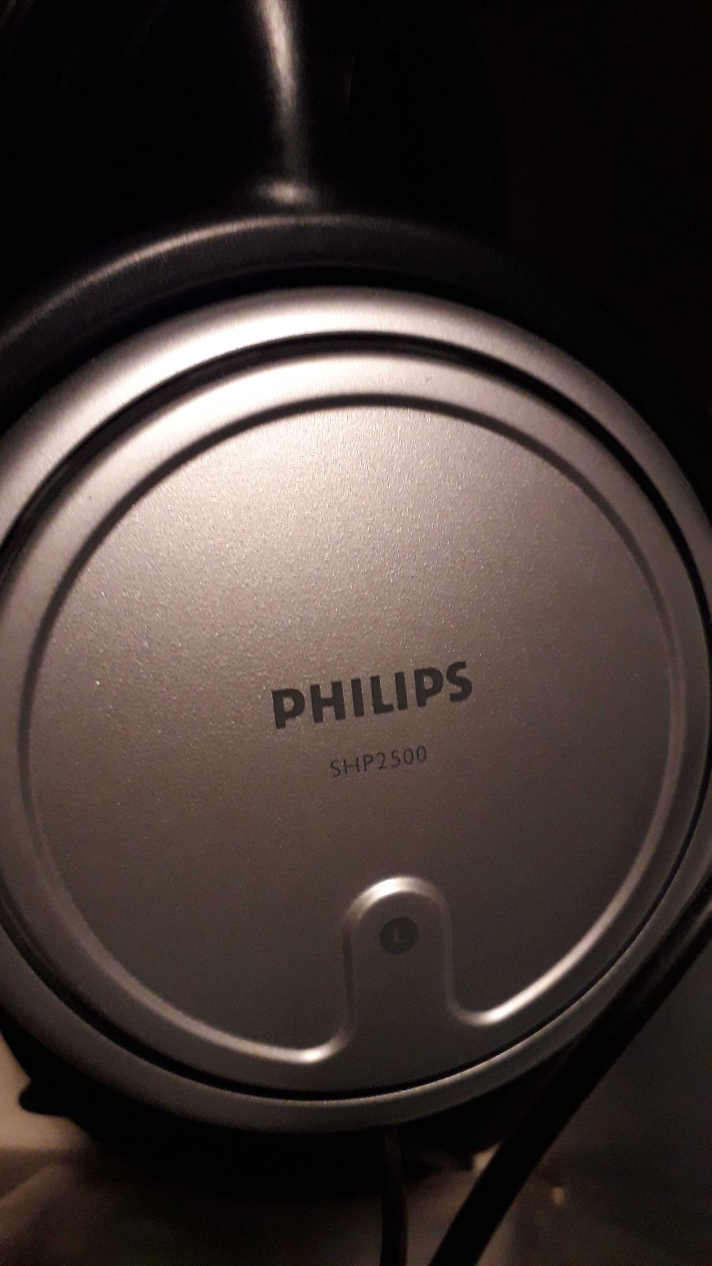 Căști PHILIPS SHP2500, Cu Fir, On-Ear, Argintiu