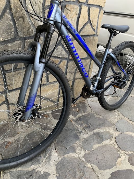 Bicicleta Ammaco frane pe disc roti 29” cadru dama