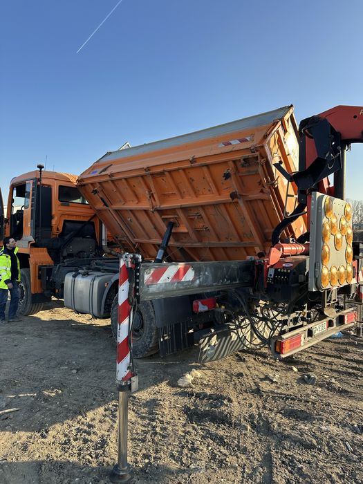 MAN TGA 18.310 4x4 bascula + macara