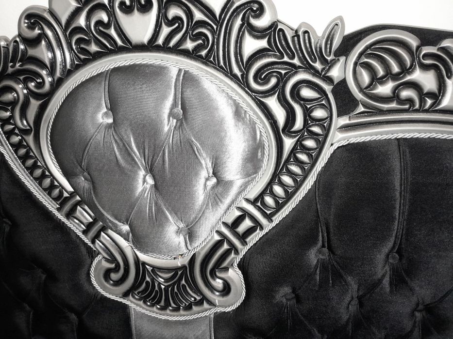 Colțar matrimonial catifea în stare perfecta cu 6 perne