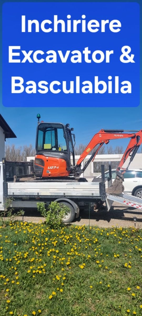 Excavator  execut lucrări