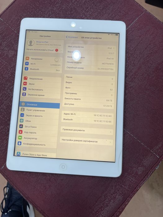 Ipad air 64 gb sotiladi