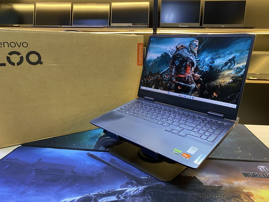 !!!МОЩНЫЙ!!! Игровой Ноутбук LENOVO LOQ AMD Ryzen 5-7640HS! RTX 4060