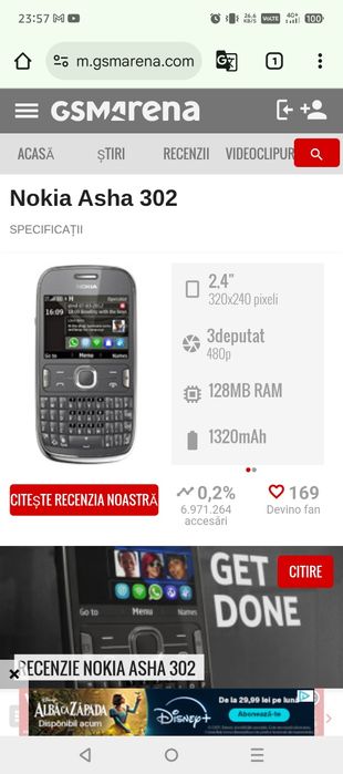 Telefon Nokia 302 RM 613