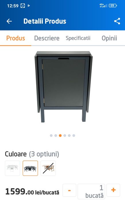 Vând masă cu 6 scaune .