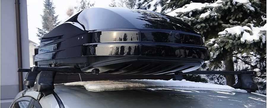 Автобокс багажник HAKR Magic Line 320 черен гланц