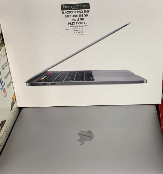 Hope Amanet P3 Macbook Pro 2019 i5  256 GB